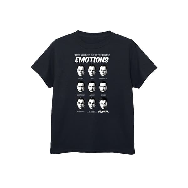 The Big Bang Theory Boys Sheldon Emotions Cotton T-Shirt