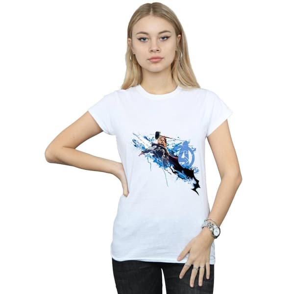 Marvel Avengers Thor Splash - T-shirt för damer/kvinnor