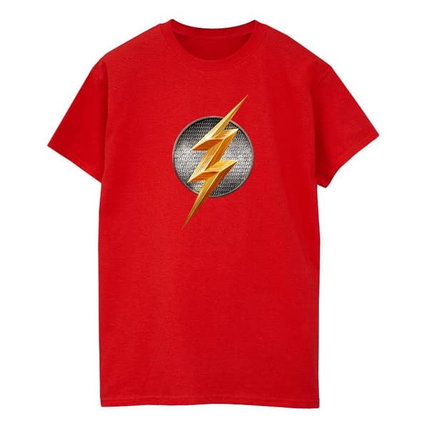 Flash Womens/Ladies Logo Cotton Boyfriend T-Shirt