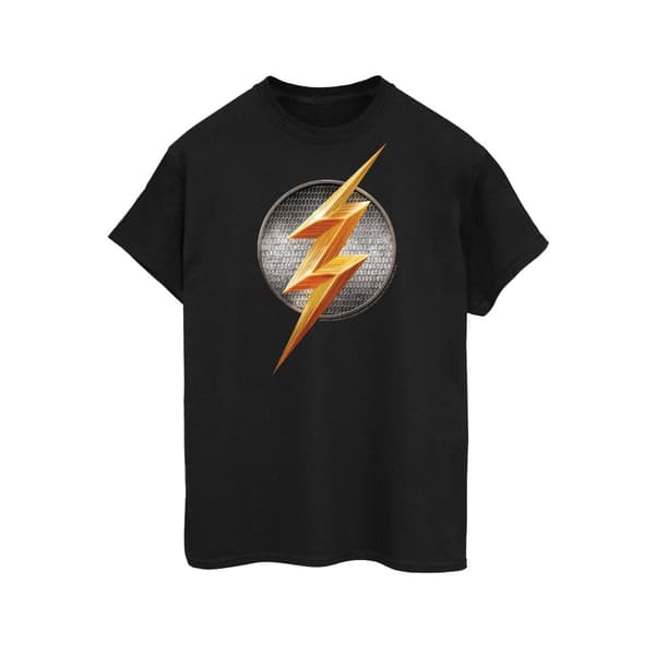 Flash Womens/Ladies Logo Cotton Boyfriend T-Shirt