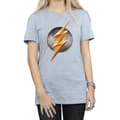 Miniatyrbillede 3 af 5: Flash Womens/Ladies Logo Cotton Boyfriend T-Shirt