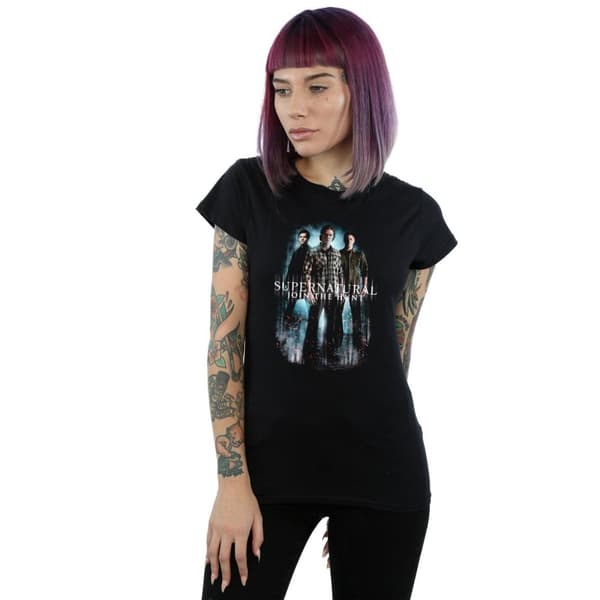 Supernatural Womens/Ladies Group Cotton T-Shirt