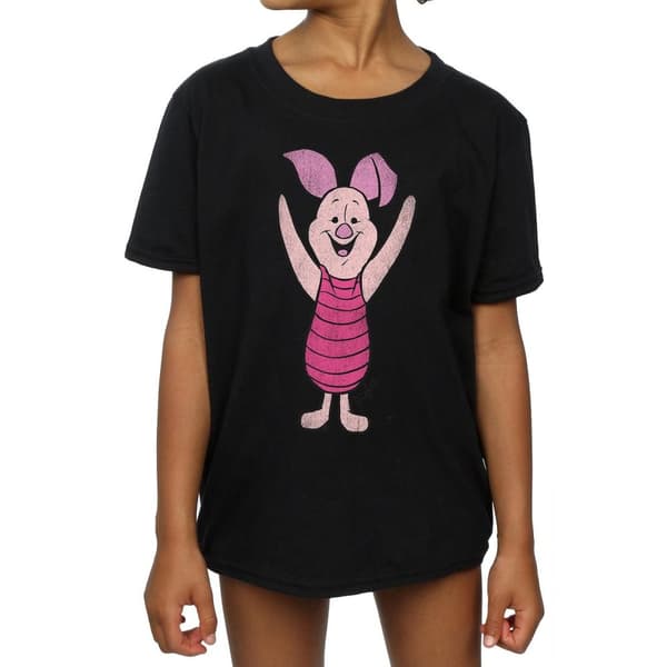 Winnie the Pooh Girls Classic Piglet Cotton T-Shirt