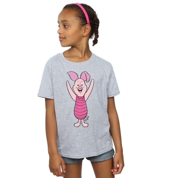 Winnie the Pooh Girls Classic Piglet Cotton T-Shirt