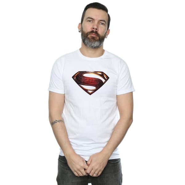 Superman Mens Logo Cotton T-Shirt
