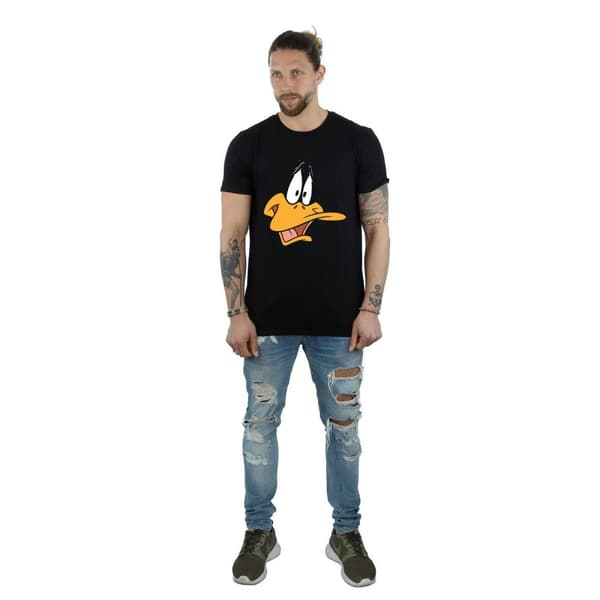 Looney Tunes Mens Daffy Duck Cotton T-Shirt