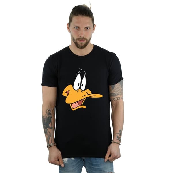 Looney Tunes Mens Daffy Duck Cotton T-Shirt