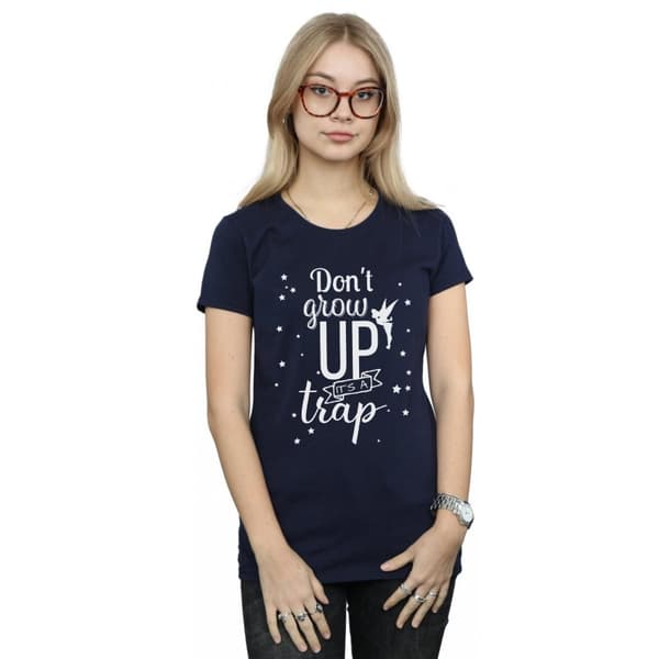 Tinkerbell Womens/Ladies Don´t Grow Up Cotton T-Shirt