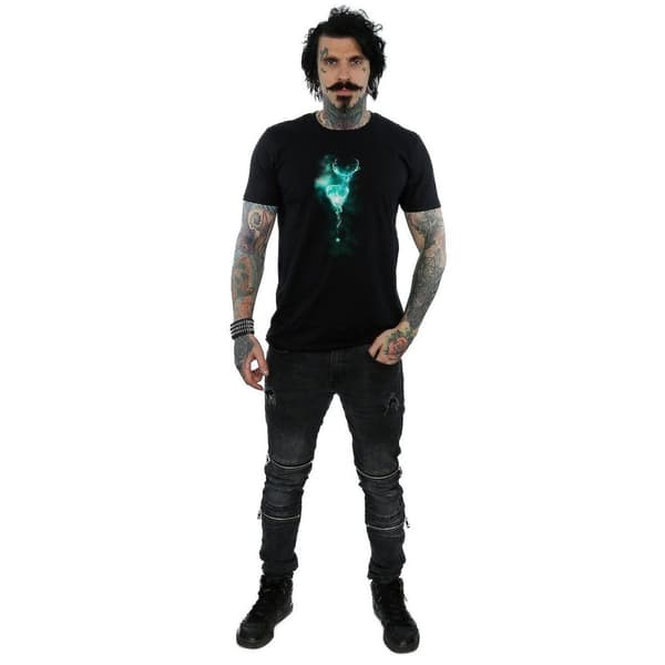 Harry Potter Mens Patronus Stag Cotton T-Shirt