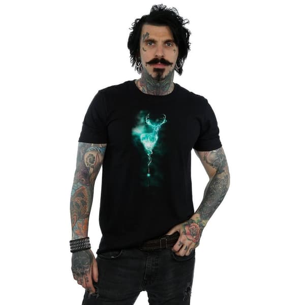 Harry Potter Mens Patronus Stag Cotton T-Shirt