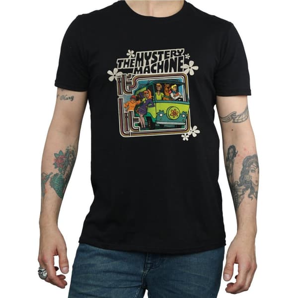 Scooby Doo Mens The Mystery Machine Cotton T-Shirt