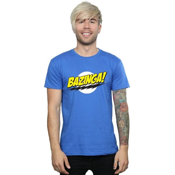 The Big Bang Theory Mens Bazinga Cotton T-Shirt