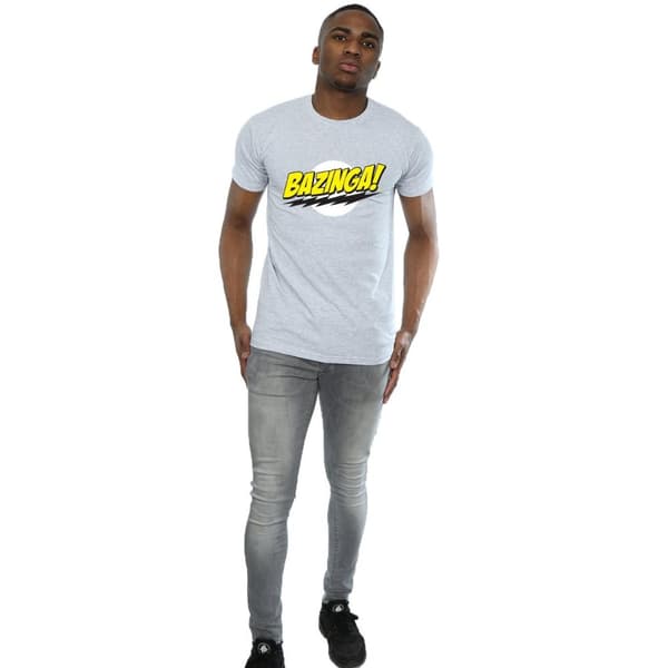 The Big Bang Theory Mens Bazinga Cotton T-Shirt