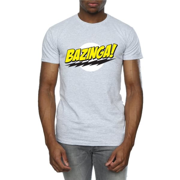 The Big Bang Theory Mens Bazinga Cotton T-Shirt