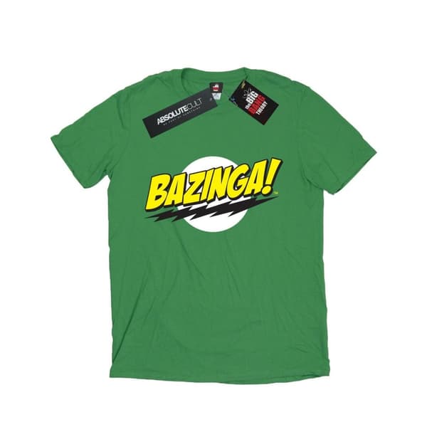 The Big Bang Theory Mens Bazinga Cotton T-Shirt