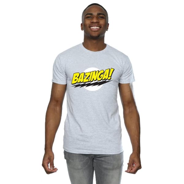 The Big Bang Theory Mens Bazinga Cotton T-Shirt