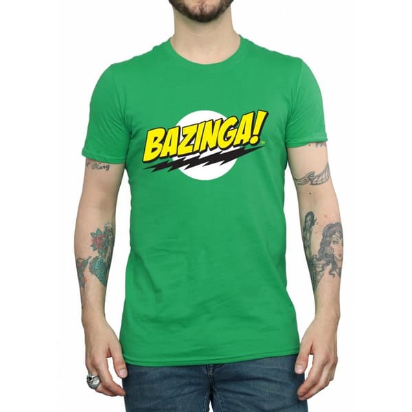 The Big Bang Theory Mens Bazinga Cotton T-Shirt