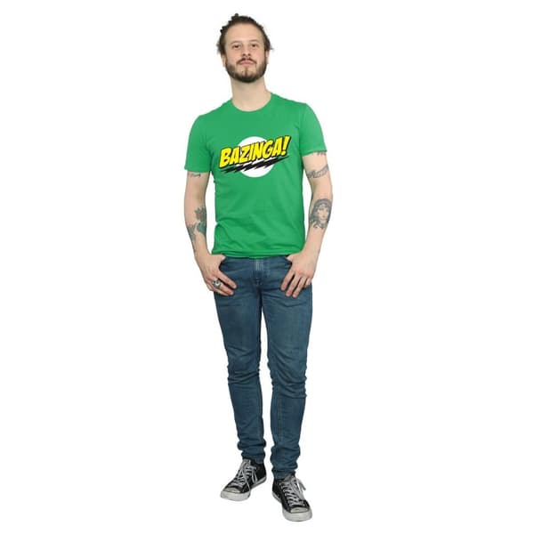 The Big Bang Theory Mens Bazinga Cotton T-Shirt