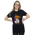 Miniatyrbilde 2 av 3: Snow White And The Seven Dwarfs Womens/Ladies Evil Queen Head Cotton Boyfriend T-Shirt
