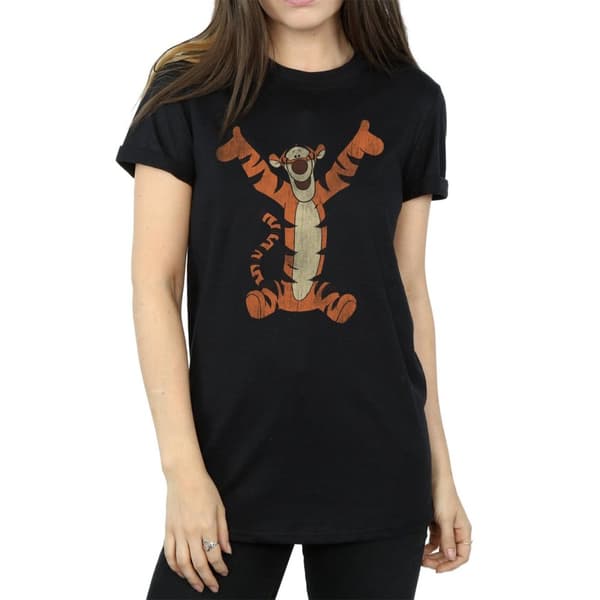 Winnie the Pooh Dam/dam Tigger Boyfriend T-shirt i bomull