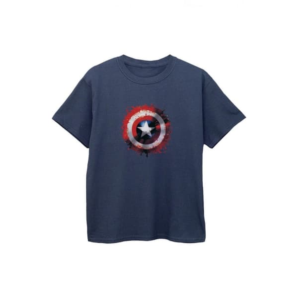 Captain America Boys Art Shield T-Shirt