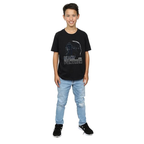 Avengers Infinity War Boys Black Panther Cotton T-Shirt