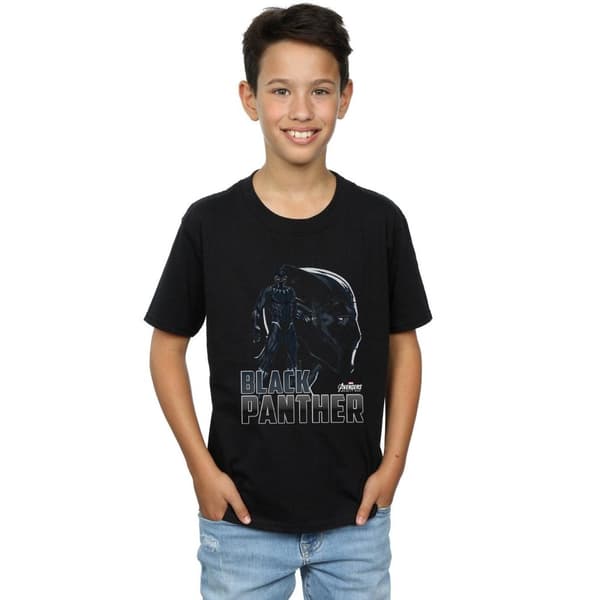 Avengers Infinity War Boys Black Panther Cotton T-Shirt