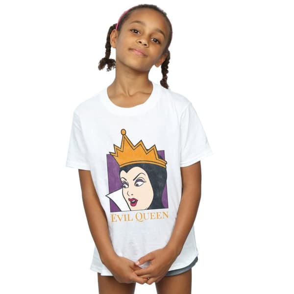Snow White And The Seven Dwarfs Evil Queen T-shirt i bomull för flickor