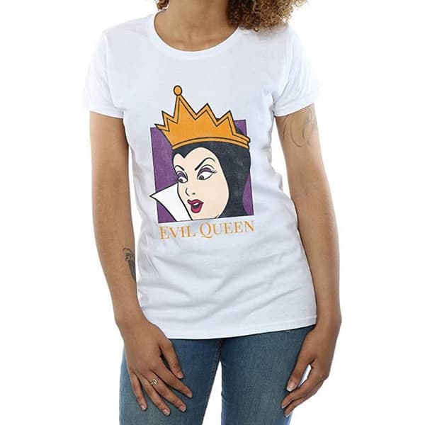 Snow White And The Seven Dwarfs Evil Queen T-shirt i bomull för flickor