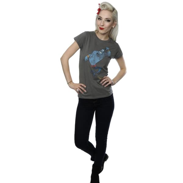 Aladdin Womens/Ladies Classic Genie Heather T-Shirt