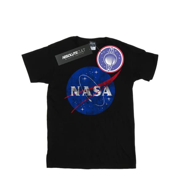 NASA Mens Insignia Distressed Logo T-Shirt