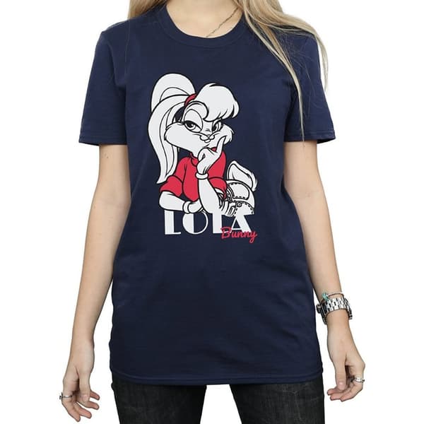 Looney Tunes Womens/Ladies Classic Lola Bunny Cotton Boyfriend T-Shirt