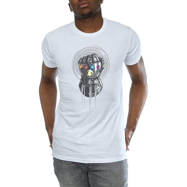 Avengers Infinity War Mens Gauntlet Cotton T-Shirt