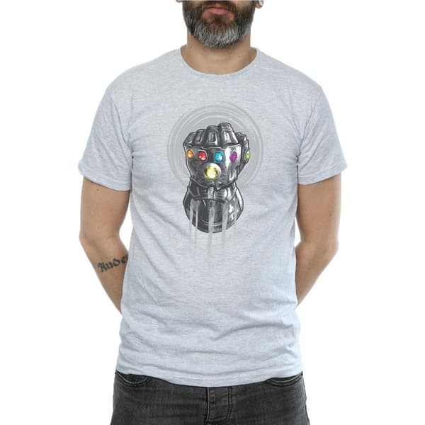 Avengers Infinity War Mens Gauntlet Cotton T-Shirt