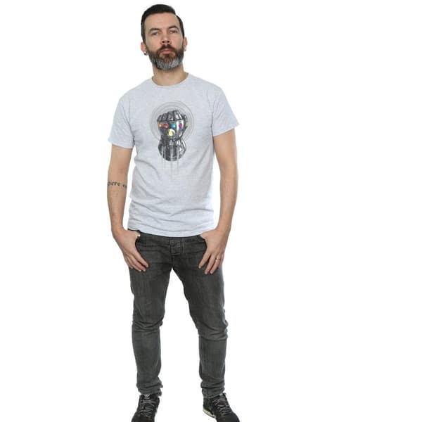 Avengers Infinity War Mens Gauntlet Cotton T-Shirt