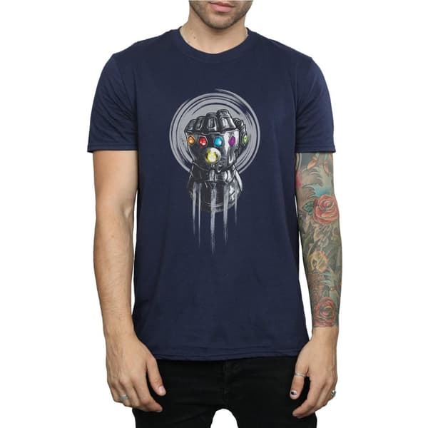 Avengers Infinity War Mens Gauntlet Cotton T-Shirt
