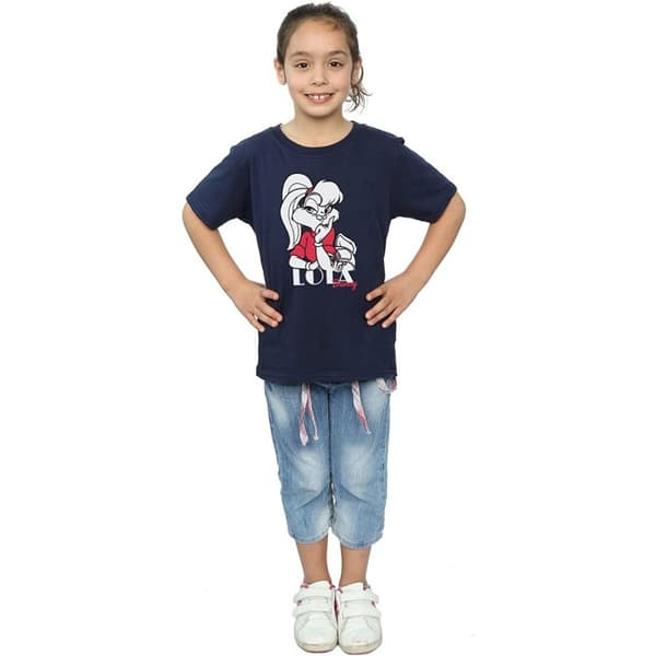 Looney Tunes T-shirt i bomull med Lola Bunny för flickor