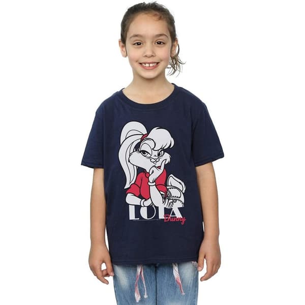 Looney Tunes T-shirt i bomull med Lola Bunny för flickor
