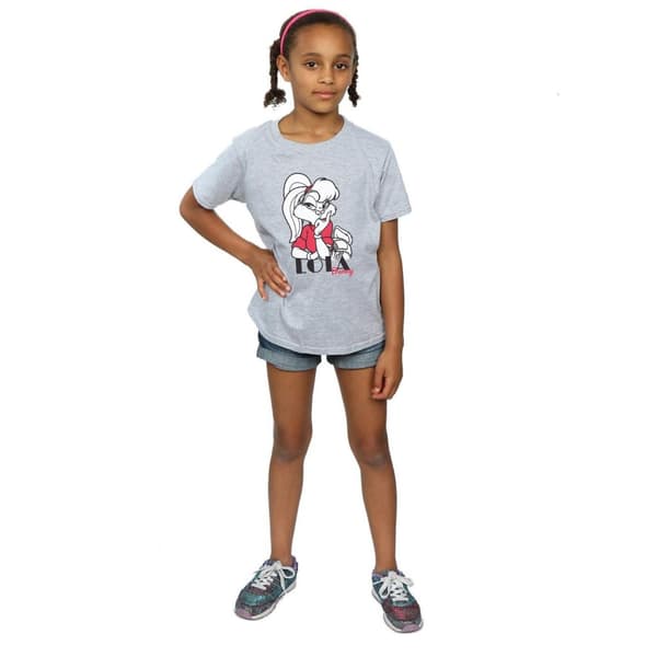 Looney Tunes T-shirt i bomull med Lola Bunny för flickor