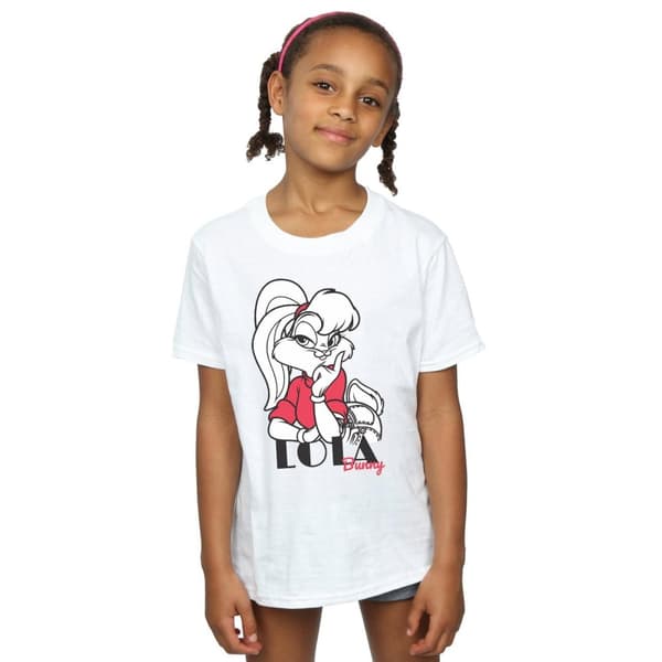 Looney Tunes T-shirt i bomull med Lola Bunny för flickor