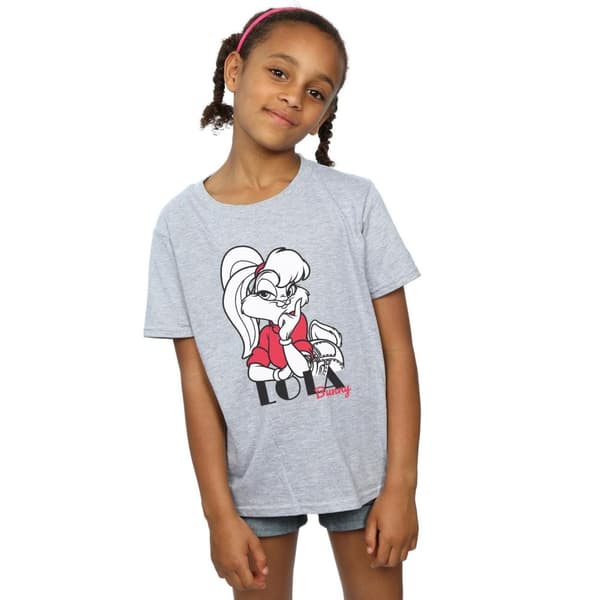 Looney Tunes T-shirt i bomull med Lola Bunny för flickor