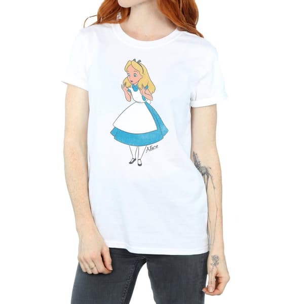Alice In Wonderland Womens/Ladies Classic Boyfriend Cotton T-Shirt
