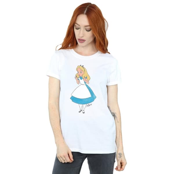 Alice In Wonderland Womens/Ladies Classic Boyfriend Cotton T-Shirt