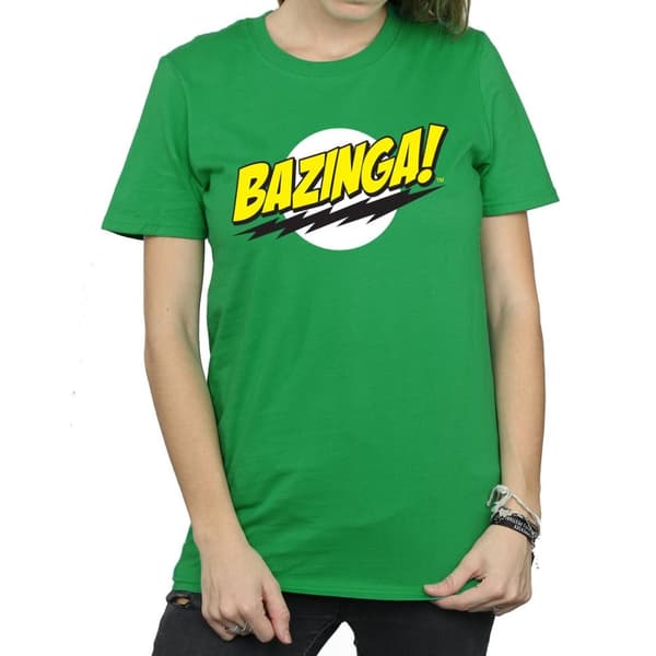 The Big Bang Theory Dam/Tjej Bazinga Boyfriend T-shirt
