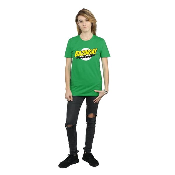 The Big Bang Theory Dam/Tjej Bazinga Boyfriend T-shirt
