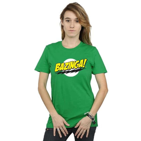 The Big Bang Theory Dam/Tjej Bazinga Boyfriend T-shirt