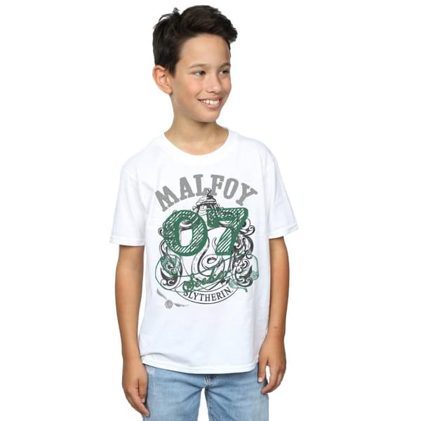Harry Potter Boys Seeker Draco Malfoy Cotton T-Shirt