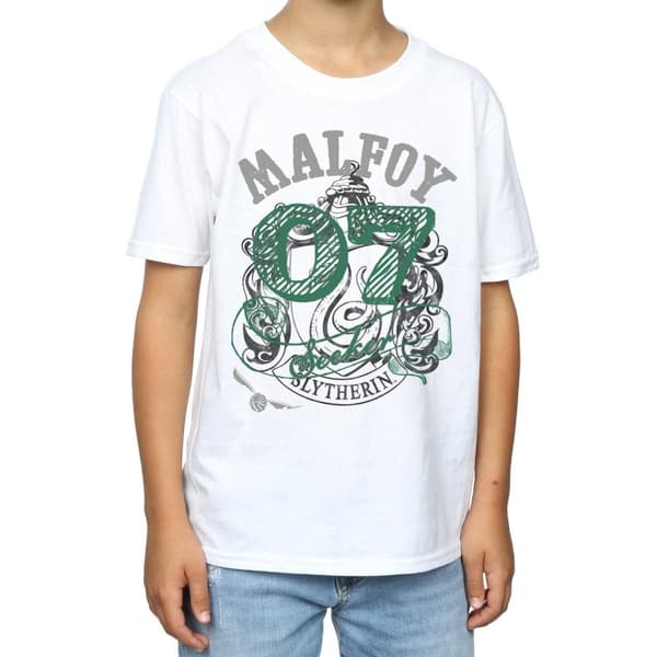 Harry Potter Pojkar Seeker Draco Malfoy T-shirt i bomull