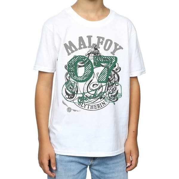 Harry Potter Pojkar Seeker Draco Malfoy T-shirt i bomull