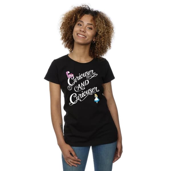 Alice In Wonderland Dam/Lady Curiouser And Curiouser - T-shirt